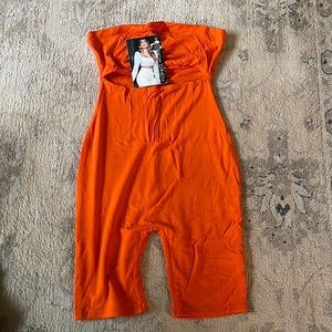 Orange Nakedwardrobe Romper